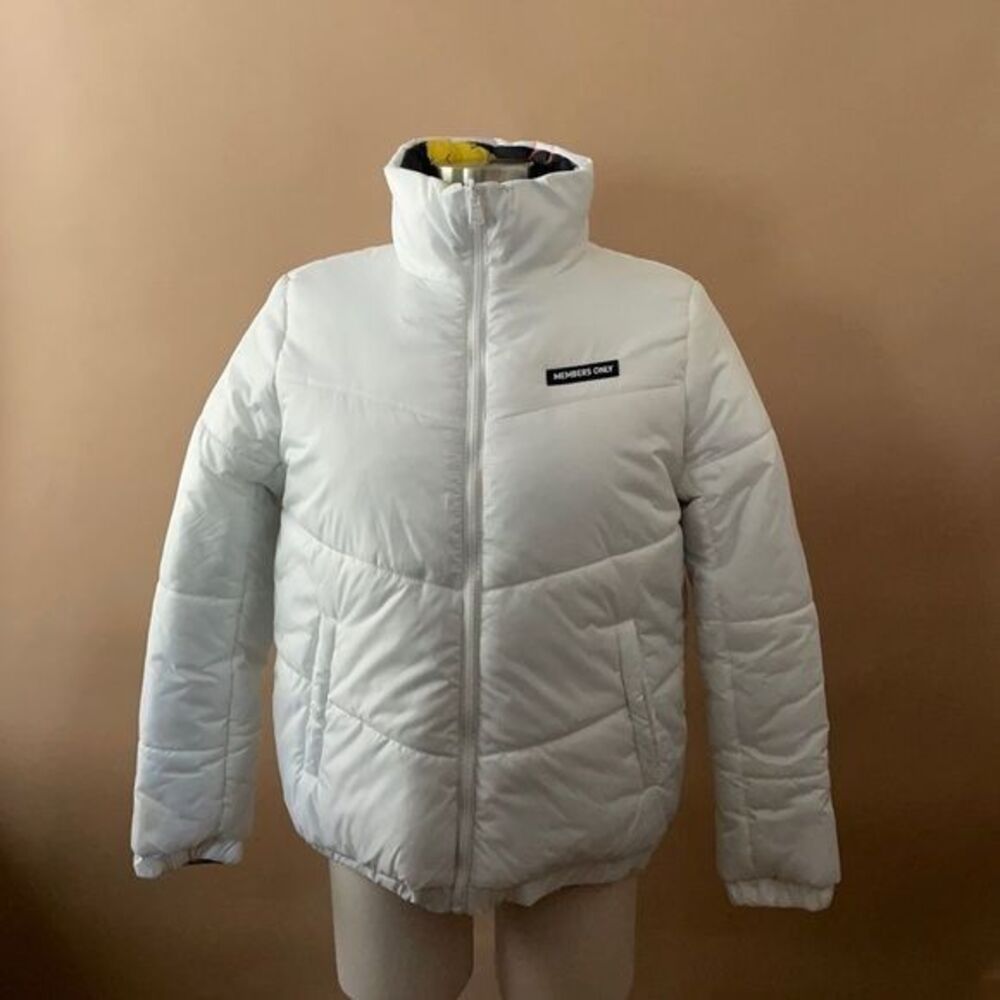 MEMBERS ONLY UNISEX RUGRATS REVERSIBLE CIRE PUFFER JACKET Size L